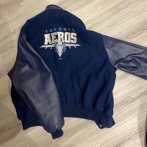 Toronto Aeros GTHL letterman hockey jacket